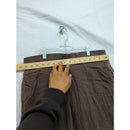 Gloria Vanderbilt Womens Brown Corduroy Pants Size 8P Made In Kenya