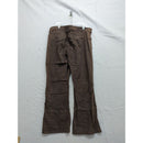 Gloria Vanderbilt Womens Brown Corduroy Pants Size 8P Made In Kenya