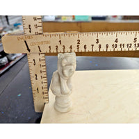 Vintage Stone Chess Pieces Animal Theme missing a piece (see description)