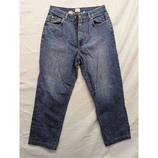 Calvin Klein Womens Relaxed Fit Blue Jeans Size 10