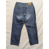 Calvin Klein Womens Relaxed Fit Blue Jeans Size 10