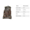 Dolce Cabo Womens Sleeveless Animal Print Top Zebra & Leopard Pattern