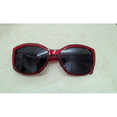 Steve Madden Red Rectangle Sunglasses Performance Line Dark Lens