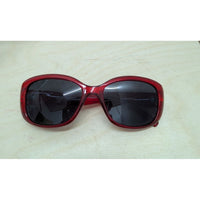 Steve Madden Red Rectangle Sunglasses Performance Line Dark Lens