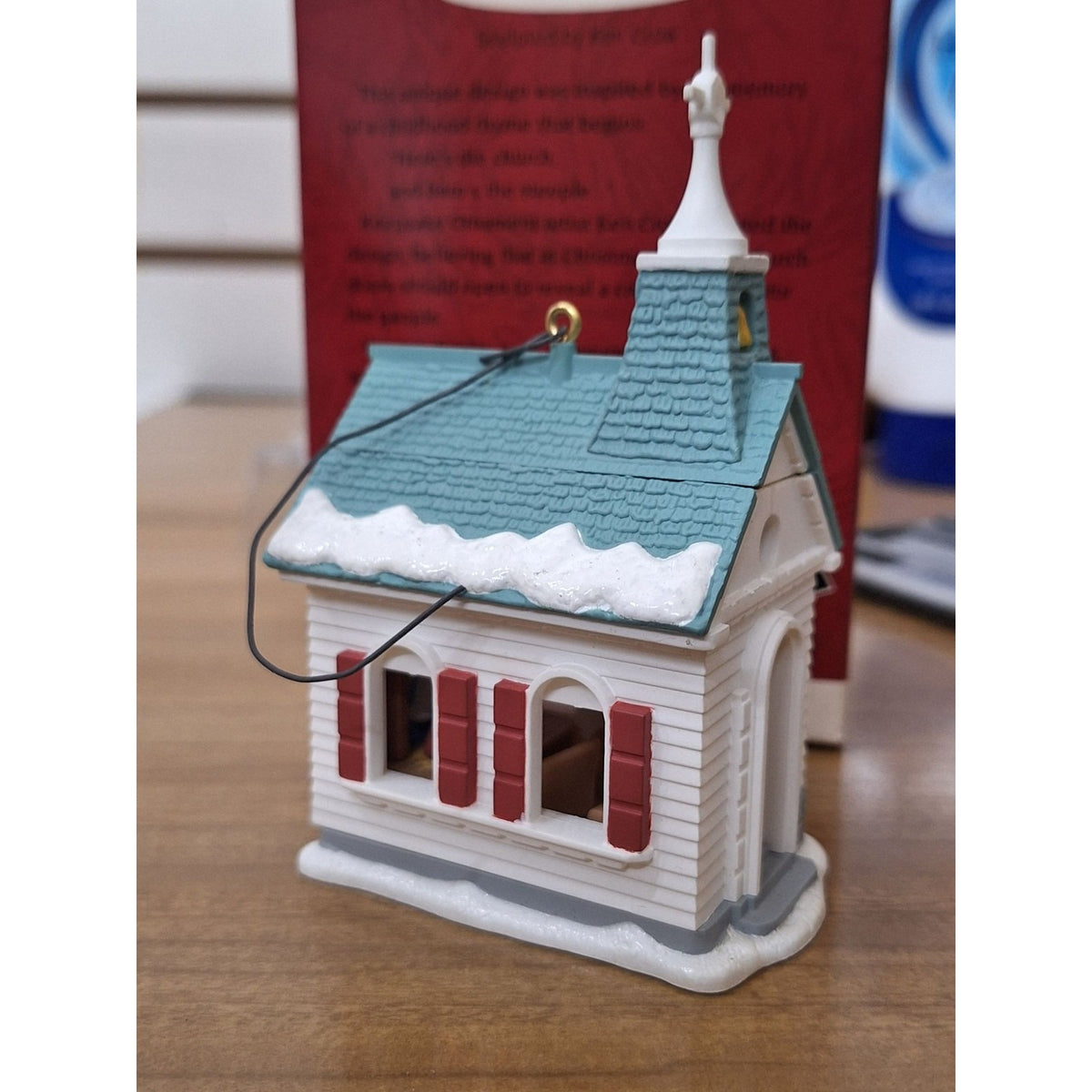 Hallmark Keepsake Ornament 1996 Come All Ye Faithful Church Opens Collectible Ch