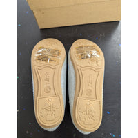 Link Comfort Girls Silver Glitter Mary Jane Shoes Size 10 With Box