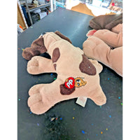 Vintage Tonka PP Puppy Dog Plush Set Brown & Tan Stuffed Animals Collectible Sof