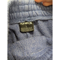 Hurley Boys Blue Fleece Shorts L With Elastic Waist