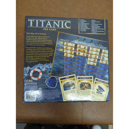 Titanic: The Game Escape The Boat Stay Afloat Strategy Board Game For Ages 12+ By Spin Master