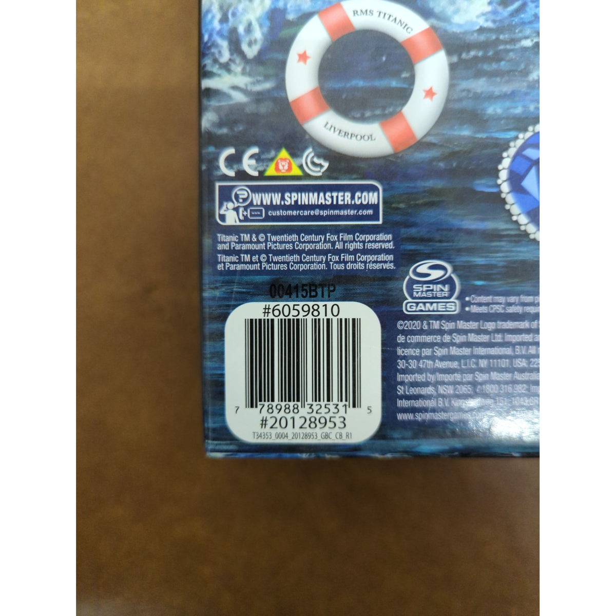 Titanic: The Game Escape The Boat Stay Afloat Strategy Board Game For Ages 12+ By Spin Master