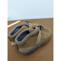 Chaco Kids Brown Fleece-Lined Shoes Adjustable Strap Rubber Sole Size 11