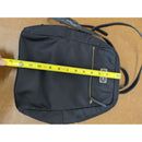 Kate Spade New York Black Nylon Small Backpack With Gold Accents And Adjustable Straps