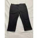 Lee Womens Slimming Fit Black Capri Pants Size 18W Medium Stretch Material