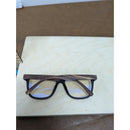 Stylish Black & Wood Grain Eyeglasses Unisex Blue Light Filter