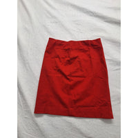 J.Jill Womens Red Ponte Pencil Skirt Small