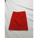 J.Jill Womens Red Ponte Pencil Skirt Small