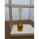 Fenton Amber Glass Bud Vase Decorative Collectible Flower Holder