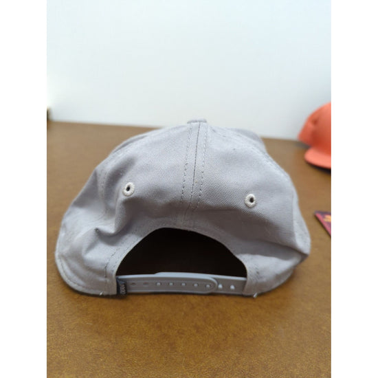 Skunk Train Gray Adjustable Cotton Baseball Cap With Embroidered Design By Ouray Sportswear