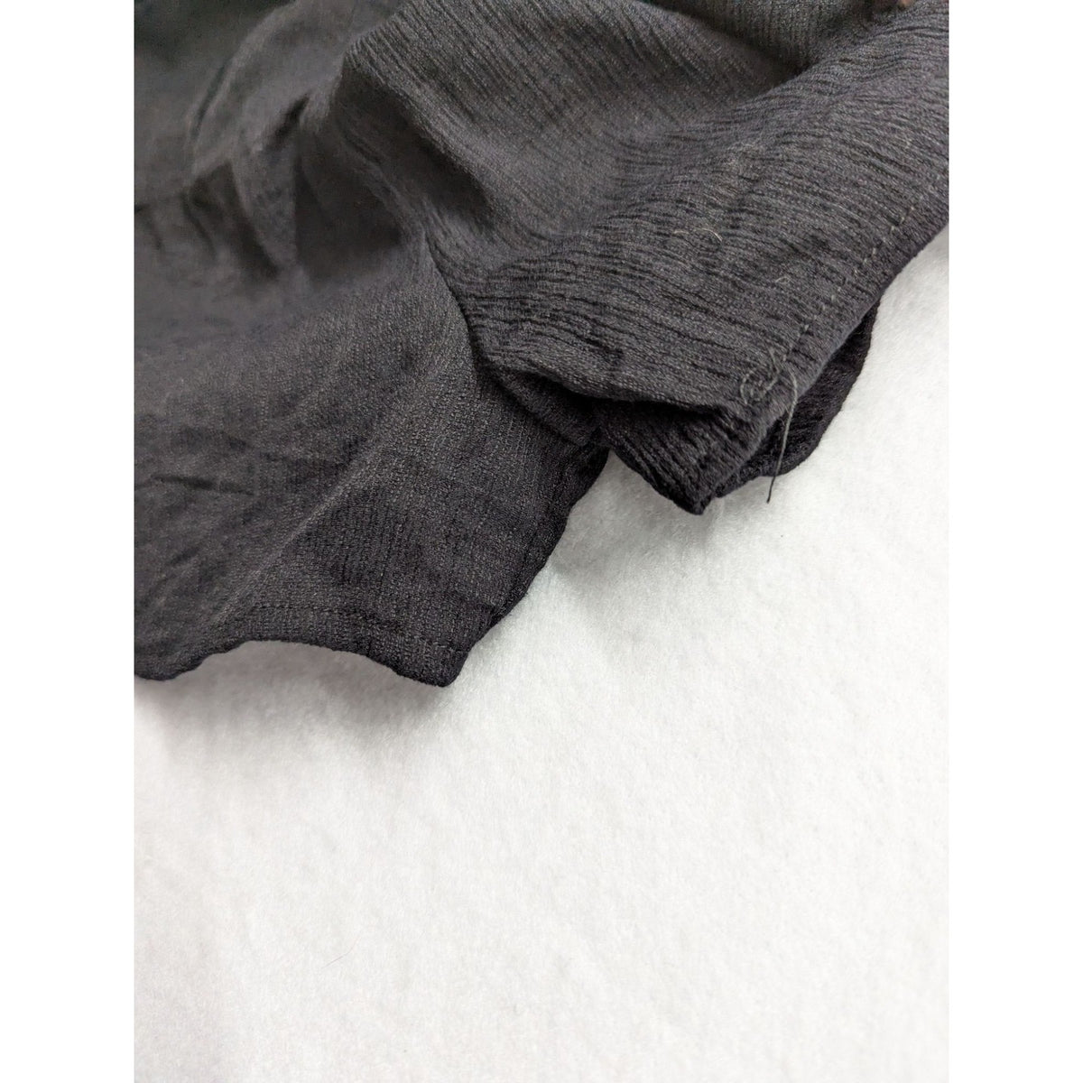 One Clothing Black V-Neck Romper With Tie Straps XS