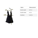 One Clothing Black V-Neck Romper With Tie Straps XS