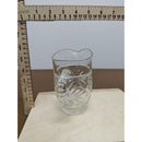 Vintage Cut Glass Mug Starburst Design Small Pitcher Collectible