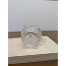 Vintage Cut Glass Mug Starburst Design Small Pitcher Collectible