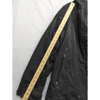 Burton Black Hooded Winter Jacket With Zipper & Snap Closures Size L Lightweight
