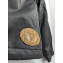 Burton Black Hooded Winter Jacket With Zipper & Snap Closures Size L Lightweight