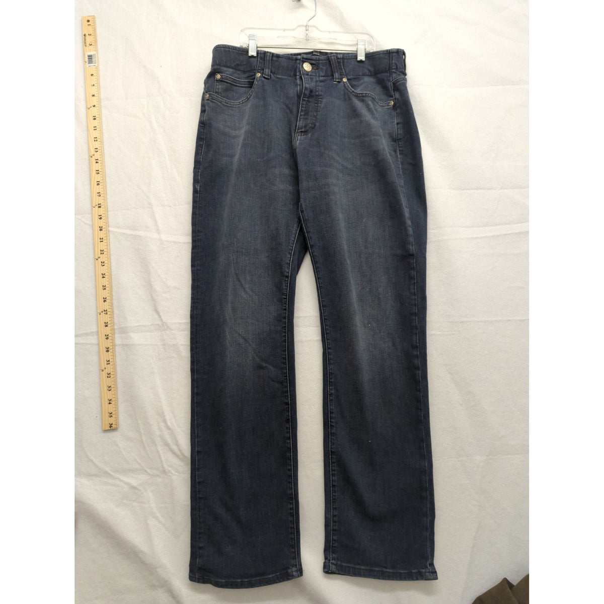 Lee Mens Extreme Motion Athletic Fit Tapered Leg Jeans Medium Wash Size M