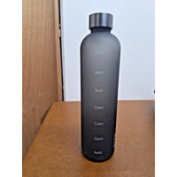Arc 32 Oz BPA-Free Frosted Water Bottle With Time Markers & Sacred Geometry Desi