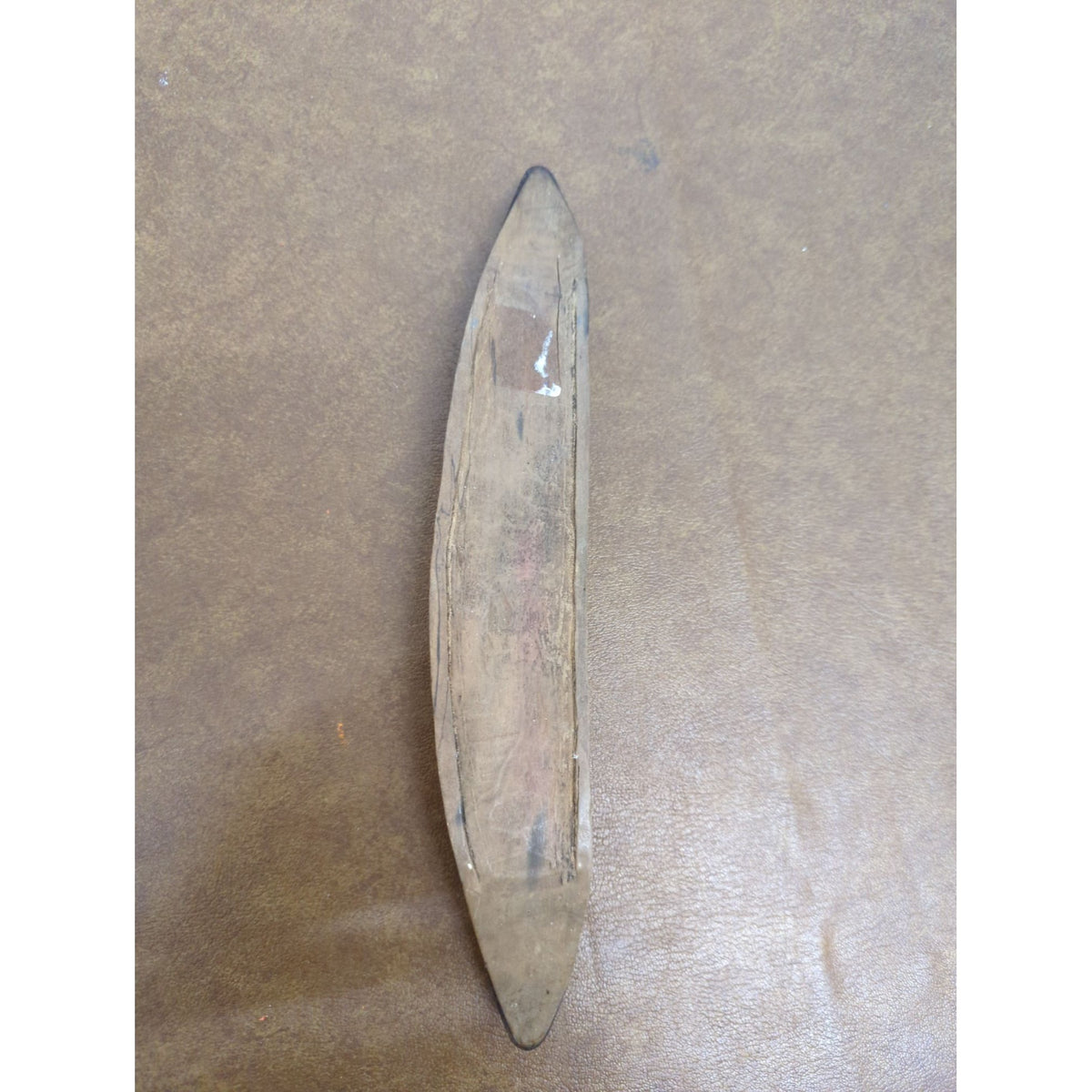 Vintage Wooden Weaving Shuttle Loom Tool 11.5-Inch Rustic Crafting Collectible