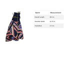 Roz & Ali Navy Sleeveless Dress With Multicolor Striped Skirt Size 4 Lightweight
