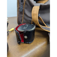 Vantage Brown & Tan Duffle Bag With Camera Lenses, Film, Gear