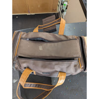Vantage Brown & Tan Duffle Bag With Camera Lenses, Film, Gear