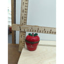 The Apple Award Red Ceramic Trinket Box With Paper Clips & Original Box