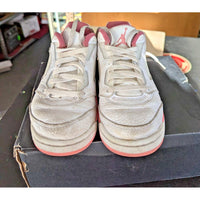 Air Jordan 3 Retro Low GS Sneakers White/Pink Youth Size 1.5 Leather Basketb