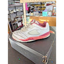 Air Jordan 3 Retro Low GS Sneakers White/Pink Youth Size 1.5 Leather Basketb