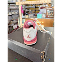 Air Jordan 3 Retro Low GS Sneakers White/Pink Youth Size 1.5 Leather Basketb