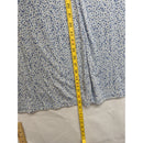 Blue Floral Sleeveless Dress With Scoop Neckline By Dress.com Size Large 60% Cotton 40% Polyester Made In Honduras