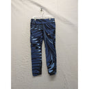 Nike Womens Blue Patterned Dri-Fit Leggings Size S Athletic Stretch Fabric