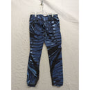 Nike Womens Blue Patterned Dri-Fit Leggings Size S Athletic Stretch Fabric