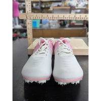 Thestron Womens White & Pink Track Spikes Size EU36 Lightweight Athletic Running