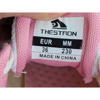 Thestron Womens White & Pink Track Spikes Size EU36 Lightweight Athletic Running