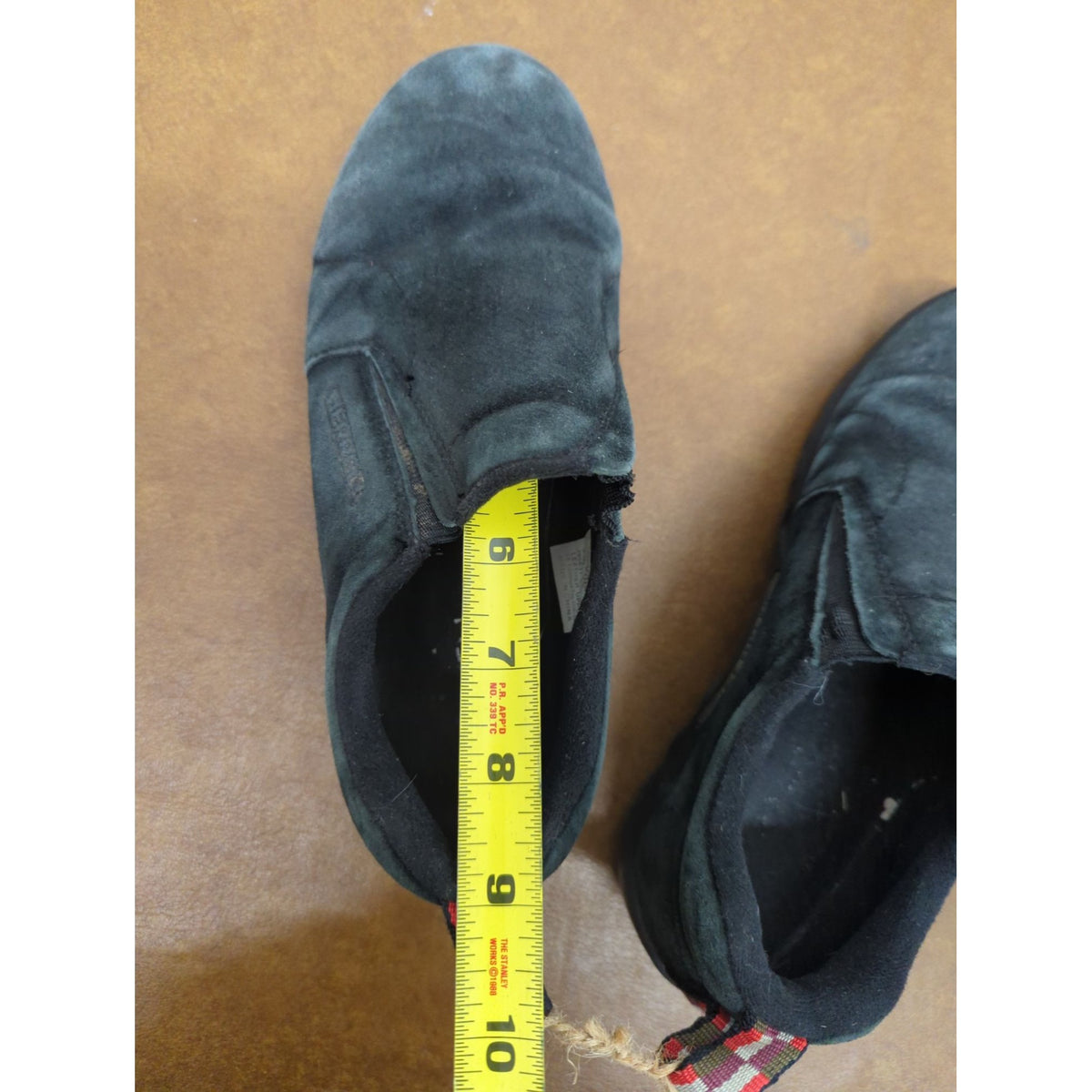 Merrell Jungle Moc Kids Slip-On Shoes Black Suede US 3.5M Rubber Sole Casual Comfort Durable Pre-Owned