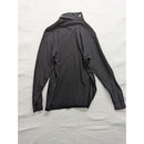 Woolrich Womens Black Turtleneck Long Sleeve Shirt Cotton Blend Size S
