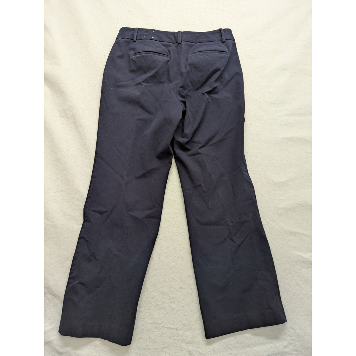 Talbots Womens Navy Newport Curvy Pants Size 12