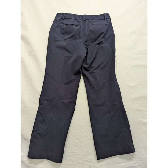 Talbots Womens Navy Newport Curvy Pants Size 12