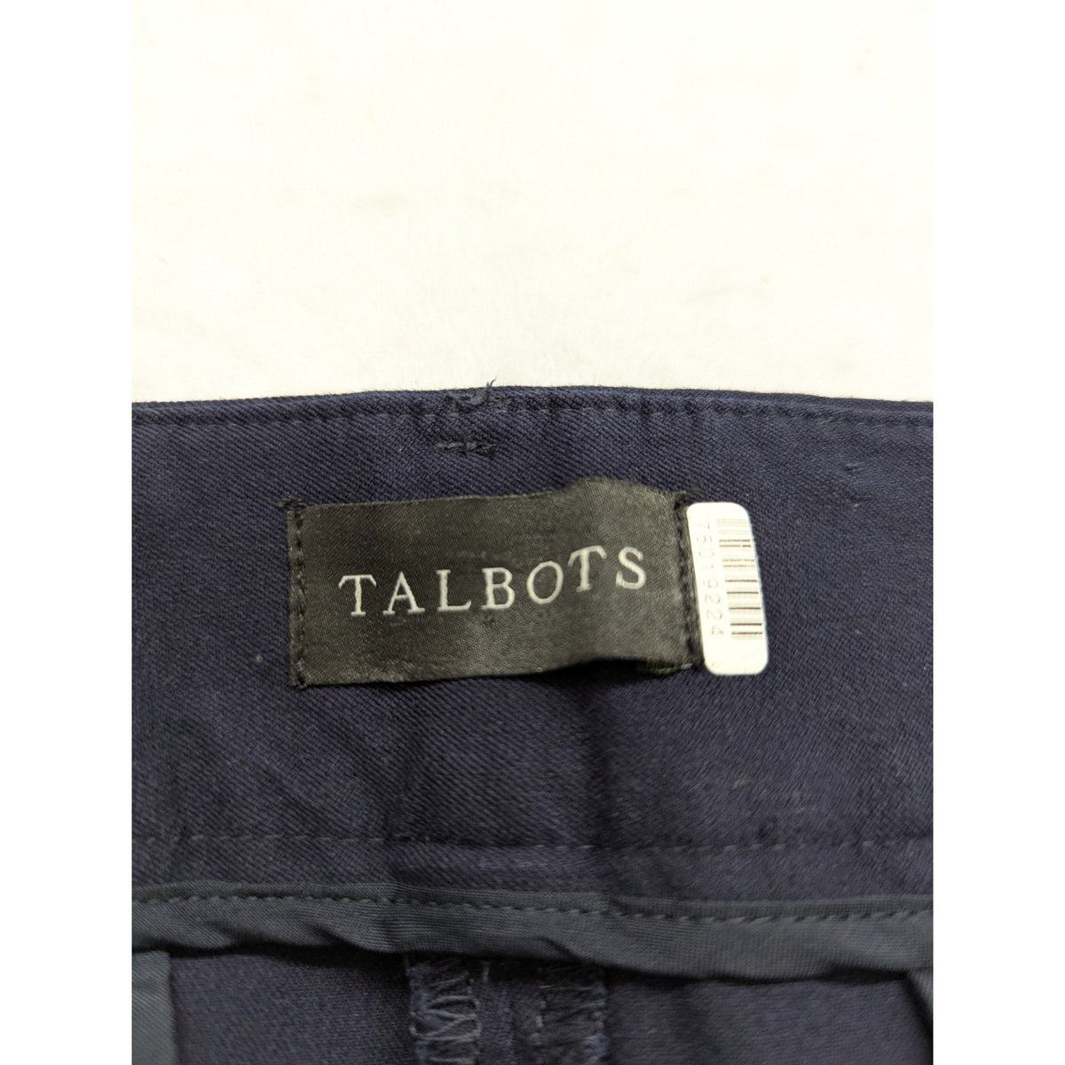 Talbots Womens Navy Newport Curvy Pants Size 12