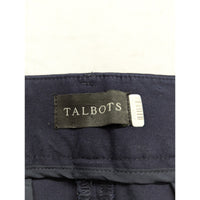Talbots Womens Navy Newport Curvy Pants Size 12
