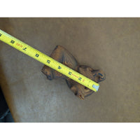Wooden Bear Figurine With Unique Grain Texture - 5 Inches Tall Handcrafted Rustic Decor Piece